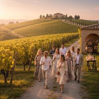 Guided wine tours offering intimate winery access, cellar tastings, and vineyard experiences